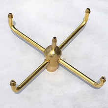 HIONJIN New 1/2" 3/4" 1" 1.5" Brass Rotating Fountain Nozzles Garden Pond Fountain Nozzles(2 inch DN50)
