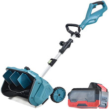 2025 Cordless Electric Snow Shovel - 1000W Brushless Motor, 30 Mins Runtime, 40.7cm Snow Clearing Width, Lightweight for Winter Driveway & Patio Snow Removal 1battery