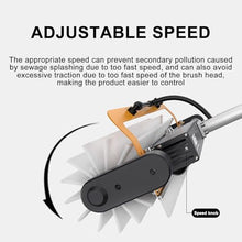 VNATWGOO 7.5m Photovoltaic Panel Cleaning Brush, Electric Solor Panel Cleaning Tool, Automatic Water Supply Cleaning Roller Brush, Dry Cleaning No Water Brush,Mains