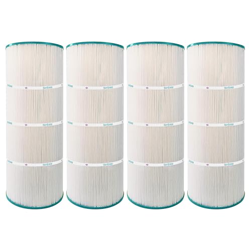 Hurricane Filters 4 Pack HF8610-01 Advanced Pool Filter Cartridge - Replacement for PA100, Unicel C-8610, Filbur FC-1290, Hayward Star Clear II C1100