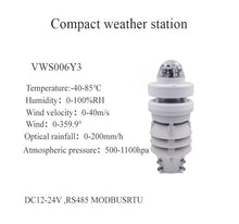 Aoleaby Wind Sensor, 4-20mA Outdoor Meteorological Instrument Hygrometer Weather Sensors(VWS006Y3)