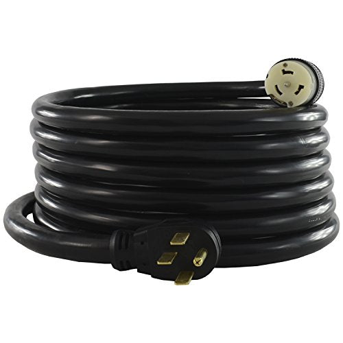 25 Foot Generator Extension Cord 50 Amps 14-50P to CS6364 Power Cord, Emergency Power Supply
