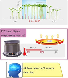 KFJZGZZ 3PCS Bean Sprouts Machine, Automatic Germination Tank Intelligent Control Constant Temperature Cultivation Seed Germination Kit