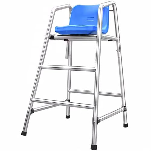 Swimming Pool Deck Lifeguard Chairs, Beach/Water Park/Lake Outdoor Life Guard Chairs - 47" 59" 71" Tall, Commercial Elevated Rescue Ladder for Adults/Kids, Stainless Steel ( Size : 120cm(47.2in) Tall