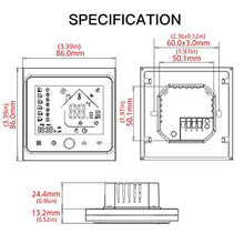 OBKSEB Smart Thermostat Temperature Controller Water/Electric Floor Heating Water/Gas Boiler Works