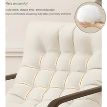 KLNBV Adjustable Rocking Chair,Metal Rocking Chairs with High Back,Glider RockerChair with Armrest,Oversized Patio Rocking Chair,Modern Rocker Chairs for Living Room Bedroom Offices,Supports 440LBS