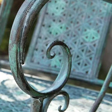 TBLOTYD Vintage Cast Iron Rocking Chair with Armrests - Outdoor Patio Rocker, Ideal for Garden, Lawn, Camping, Wedding Decor, and Backyard Parties