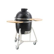 18/24inch Portable Charcoal Grill Propane Gas Grills With Cover And Cart Clay& Stainless Steel BBQ Grillfor Camping Picnic(18inch)