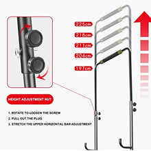 CSDM.AI Fitness Household Horizontal Bars Adjustable Height Pull Up & Dip Station