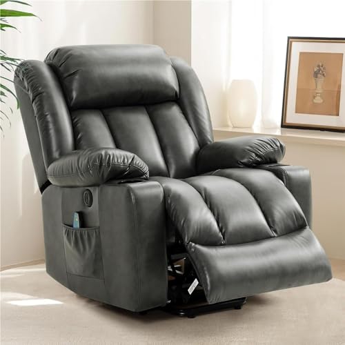 UOPYNE Power Lift Recliner Chair with Massage Heat & USB Ports