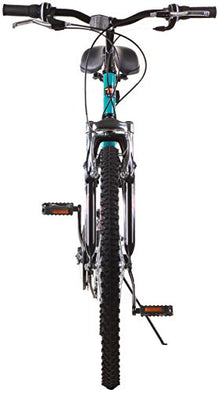 Titan Women's Mountain Bike 21-Speed Suspension 17-Inch Frame Black and Teal
