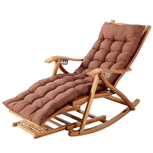 Garden Rocking Chair, Wide Armrests Anti Tip Design for Garden Porch Balcony Leisure Use(A,100 * 110 * 48cm)