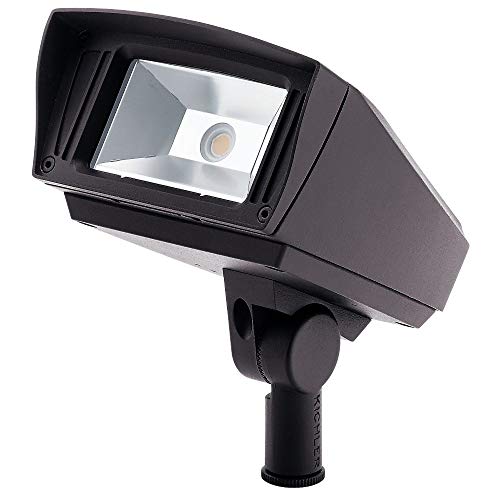 Kichler 16022AZT30 Transitional Flood Adjustable Lumen from Landscape LED Collection in Bronze/Dark Finish, 6.00 inches