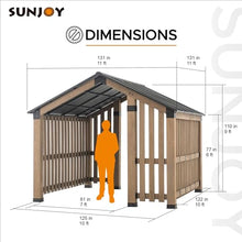 SummerCove 11x11 ft. Hardtop Gazebo Cedar Frame with Privacy Screen Matte Black