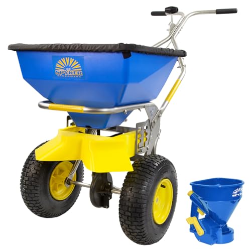 Spyker Winter Weather De-Icing Kit Ergo-Pro Spreader with Handheld Spreader Blue