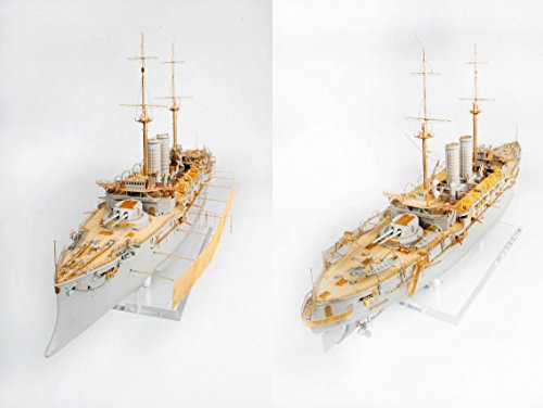 MK.1 Design 1:200 IJN Battleship Mikasa Detail-up Parts DX Pack Gold/White