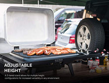 Everdure Furnace 3-Burner Gas Grill, Liquid Propane Portable BBQ Grill with Die-Cast Aluminum Body and Fast-Ignition Technology, 466 Square Inches of Grilling Surface, Adjustable Height, Matte Black