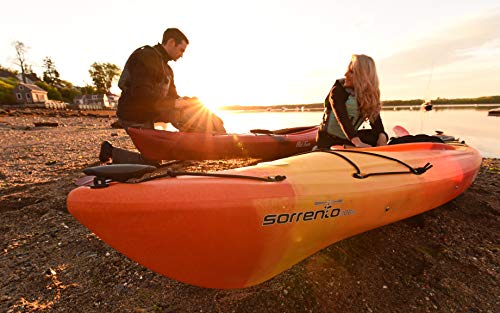 Old Town Canoes & Kayaks Sorrento 126SK Recreational Kayak Black Cherry