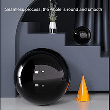 mirror finish garden ball,gazing balls, Black Gazing Ball,Decorative Balls for Home Garden Christmas Decoration,Ceiling Shopping Mall Window Ornament Hollow Ball (Color : Black) ( Color : Black , Siz