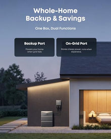 Anker SOLIX Smart Inlet Box, Manual Whole-Home Backup with Smart Daily Savings for E10, Reduce Up to 80% Bills, NEMA 3R Weatherproof, Plug & Play, Storm Guard Mode