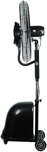 DFEDHF Industrial Misting Fan with Oscillating Cooling Mist Humidifier Height Adjustable 3 Speed Swivel Function Misting Cooling Fan for Home Office and Restaurant, Copper-65cm