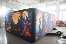 Bookishbunny Large Inflatable Maze Labyrinth Haunted House Halloween Multi