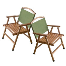 POLGDW Patio Folding Chairs, Wood Outdoor Chairs with Back, Reclining Chair Camping Beach Chair, Stackable Dining Chair, Foldable Outdoor Sling Chairs for Patio Porch Yard Balcony (Color : /Green