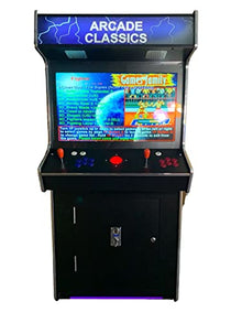 TOP US VIDEO ARCADES Full Size Upright Arcade Machine 4500 Games 32" Screen Black