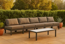 Meridian Furniture 376Grey-S150B Nizuc Collection Modern | Contemporary Outdoor Patio Modular Sofa