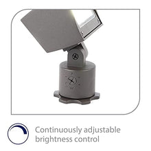 WAC Landscape Lighting, Wall Wash Light LED 12V with Integral Brightness Control 2700K Warm Built-in LED in Solid Brass Coated with Bronze