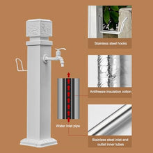 XYIANG Freestanding Garden Water Column with Faucet, Durable Anti-Frost Crack Design for Outdoor Irrigation and Washing in Garden Farm Pasture Backyard (114Cm/44.9In)