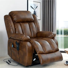 UOPYNE Power Lift Recliner with Lay Flat, Heat Massage for Elderly