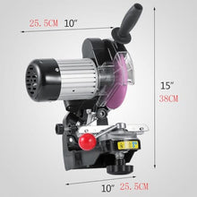 DMZHAOBC 230W Chain Grinding Machine, Electric Multi-Angles Automatic Saw Chain Blade Grinder Sharpener Machine for All Chainsaw Chains