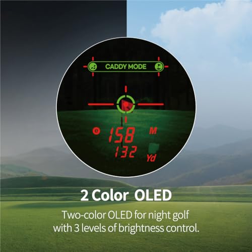 C T CADDYTALK Golf Laser Rangefinder Cube Retro-Inspired Design Black