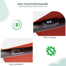 OROTLECT 132'' Lighted Cantilever Umbrella