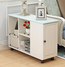 NRFJFOP Sofa Side Table Corner Living Room Small Coffee Tea Cabinet Bubble