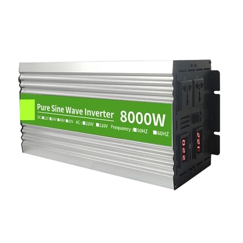 8000W 6000W 5000W Pure Sine Wave Inverter DC 12V 24V to AC 220V 50Hz 60Hz Voltage Converter Big Power Dual Output Solar Inverter(8000W,12V_220-230V 60HZ_Europe)