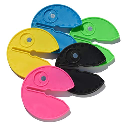 Golf Ball Divers Dry Grip Large 4" Multi Color 600 Pack with Magnet