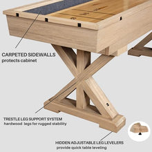 Freetime Fun Shuffleboard Table Rustic Oak