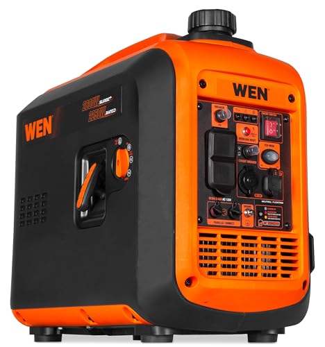 WEN 2800-Watt Inverter Generator, Quiet, Portable, and Lightweight with Fuel Shut Off and CO Watchdog (56280iX)