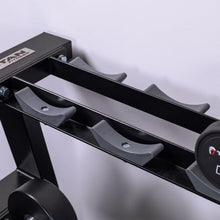 Titan Fitness 2 Tier Saddle-Style Dumbbell Weight Rack Black
