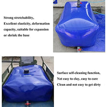 LFFH High Capacity Outdoor Water Bladder,Water Storage Bladder Soft Drought-Resistant Water Bag RV,Camping Accessories Summer Solar Shower Bag(240L) WMEIE (Color : Blue, Size : 1.5X1X0.7m(1000L))