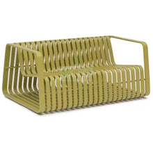 JOSOGO Courtyard Balcony Sofa, Park Aluminum Table and Chair Combination Coffee Table, Outdoor Terrace Leisure Chair(A6)