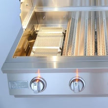 KoKoMo Grills 4 Burner Elite Built-In Gas Grill | 60,000 BTUs Stainless Steel BBQ Grill | Natural Gas Grill for Outdoor Kitchen Grilling, Barbecue, Garden, Patio, & Backyard | 32-Inch