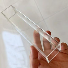 EVANEM 1pcs Acrylic Square Tube, for Garden Supplies 10~100mm Side Acrylic Square Pipe Hollow Duct Transparent Tube PMMA Tubing (Color : 550mm 1Pcs, Size : 200x200x4mm)