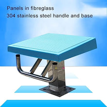 UHRLGHS Pool Diving Platform,15°Inclined Professional Diving Platform,Anti Slip Stainless Steel Pool Diving Boards for Swimming Pool,