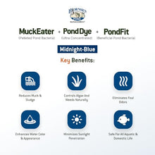 Bjornsen Natural Pond Treatment Pack Midnight Blue, Half Acre, Pond Care