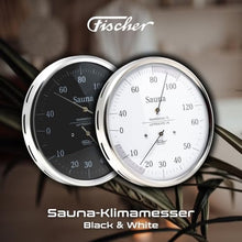 Fischer Sauna Thermohygrometer, Stainless-Steel, Multi Colour, One Size
