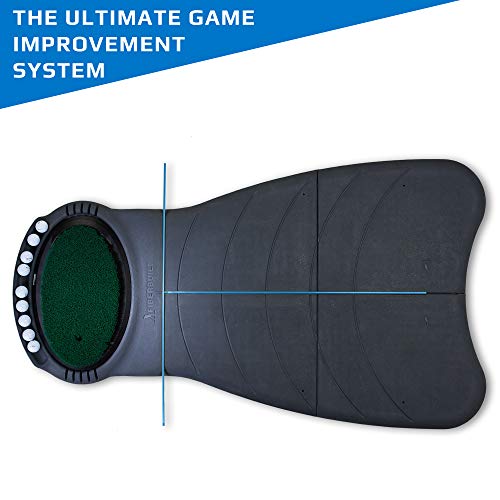 Fiberbuilt Golf 5’ x 3’ Practice Station Black