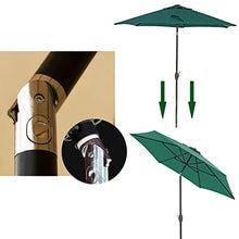 YHdtUO Garden Parasols Outdoor Umbrellas/Parasol Decorative, Protection Windproof, For Garden Patio Beach Pool Table Parasol, Tilting Sun Shade Umbrella Outdoor Paraso,Green-A